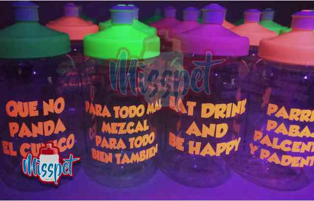 cilindros neon para fiestas